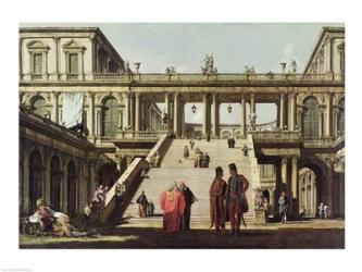 Castle Courtyard, 1762 | Obraz na stenu