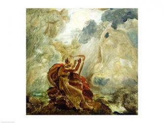 Ossian Conjures Up the Spirits with His Harp on the Banks of the River of Lora | Obraz na stenu