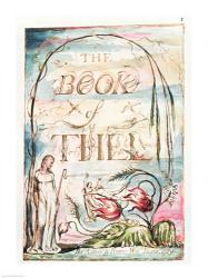 The Book of Thel; Title Page, 1789 | Obraz na stenu