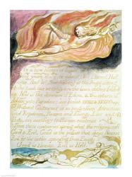 The Marriage of Heaven and Hell; ""As a new heaven is begun"", c.1790 | Obraz na stenu