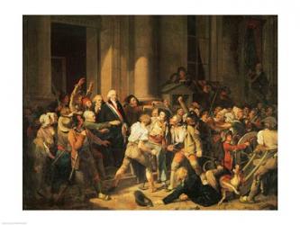Act of Courage of Monsieur Defontenay, Mayor of Rouen | Obraz na stenu