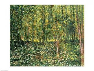 Trees and Undergrowth, 1887 | Obraz na stenu