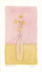 Bottle With Flowers lll | Obraz na stenu