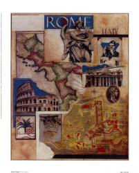 Rome Collage | Obraz na stenu