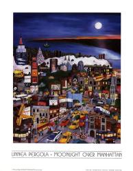 Moonlight Over Manhattan | Obraz na stenu