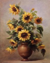 Sunflowers In Bronze II | Obraz na stenu