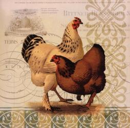 Chickens & Scrolls I | Obraz na stenu