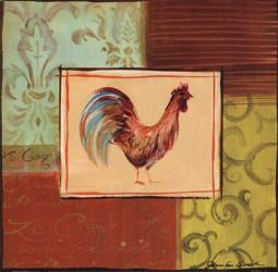 Patchwork Rooster III | Obraz na stenu