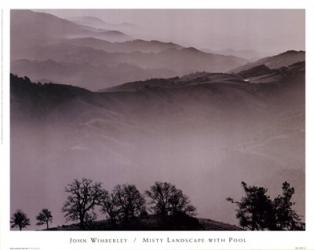 Misty Landscape With Pool | Obraz na stenu