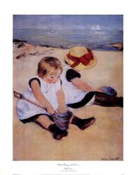 Children Playing On The Beach | Obraz na stenu