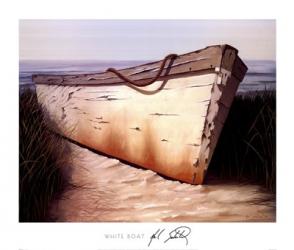 White Boat | Obraz na stenu