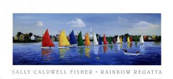 Rainbow Regatta | Obraz na stenu