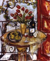 Still Life Wtih Blooming Red Tulips | Obraz na stenu