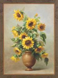 Sunflowers In Bronze II | Obraz na stenu