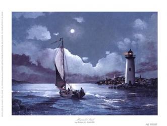 Moonlit Sail | Obraz na stenu