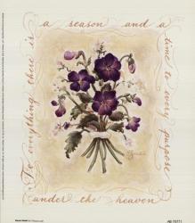 Floral Violet | Obraz na stenu