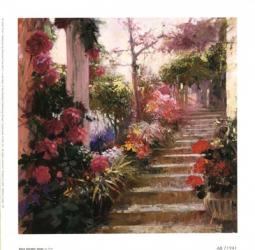 Rose Garden Steps | Obraz na stenu