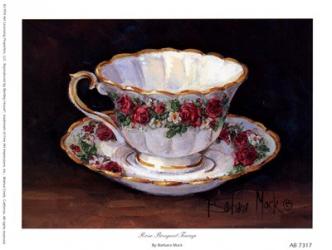 Rose Bouquet Teacup | Obraz na stenu