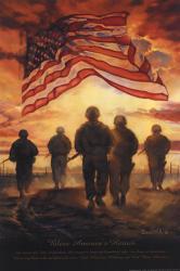 Bless America's Heroes | Obraz na stenu