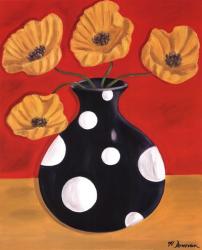 Polka Dot Poppies | Obraz na stenu