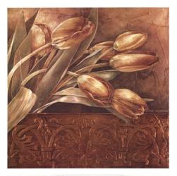 Copper Tulips II | Obraz na stenu