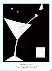 Black and White Martini I | Obraz na stenu