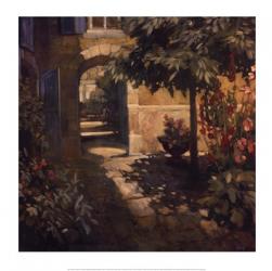 Courtyard in Provence | Obraz na stenu