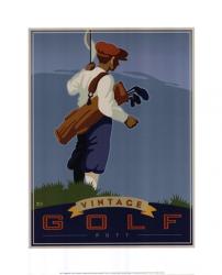 Vintage Golf - Putt | Obraz na stenu