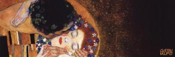 The Kiss, c.1908 (detail, dark) | Obraz na stenu