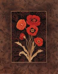 Damask Poppies | Obraz na stenu