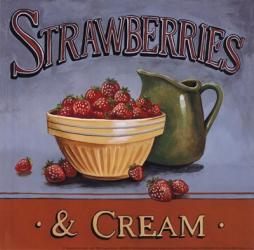 Strawberries & Cream - mini | Obraz na stenu