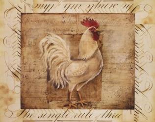 Rustic Farmhouse Rooster I | Obraz na stenu