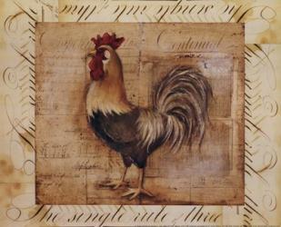 Rustic Farmhouse Rooster II - Mini | Obraz na stenu