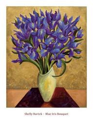 Blue Iris Bouquet | Obraz na stenu