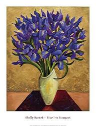 Blue Iris Bouquet | Obraz na stenu