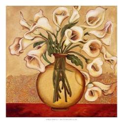 White Autumn Lilies | Obraz na stenu