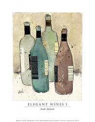 Elegant Wines I | Obraz na stenu