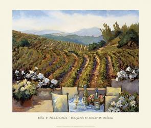 Vineyards to Mount St. Helena | Obraz na stenu