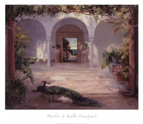 Sunlit Courtyard | Obraz na stenu