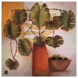 Olive Bowl And Vase | Obraz na stenu