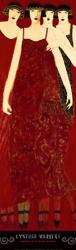 Women in Crimson Gowns | Obraz na stenu