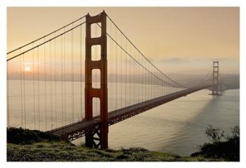 Golden Gate Sunrise #2 | Obraz na stenu