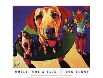 Molly  Moe and Jack | Obraz na stenu