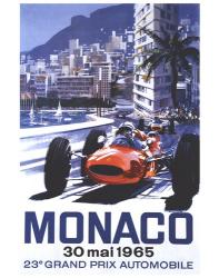 Grand Prix Monaco 30 Mai 1965 | Obraz na stenu