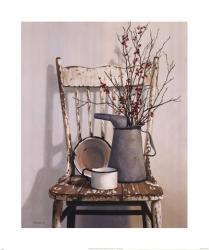 Watering Can On Chair | Obraz na stenu