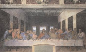 The Last Supper, c.1498 (post-restoration) | Obraz na stenu