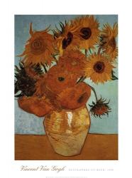 Sunflowers on Blue, c.1888 | Obraz na stenu