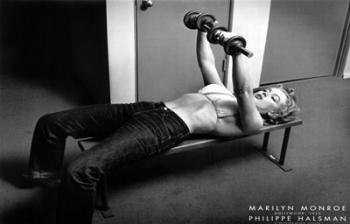Marilyn Monroe, Hollywood (with weights),  c.1952 | Obraz na stenu