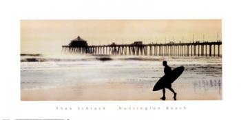 Surfer at Huntington Beach | Obraz na stenu