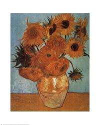 Vase with Twelve Sunflowers, c.1888 | Obraz na stenu